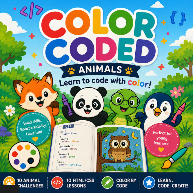 Color Coded Animals edition logo
